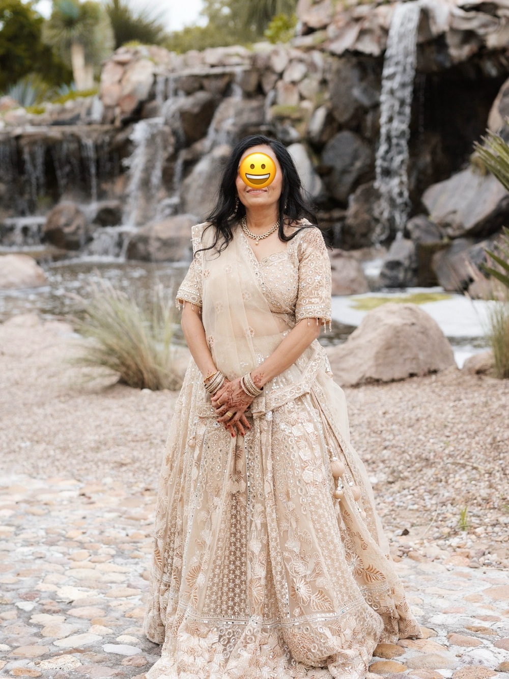 Reception lehenga